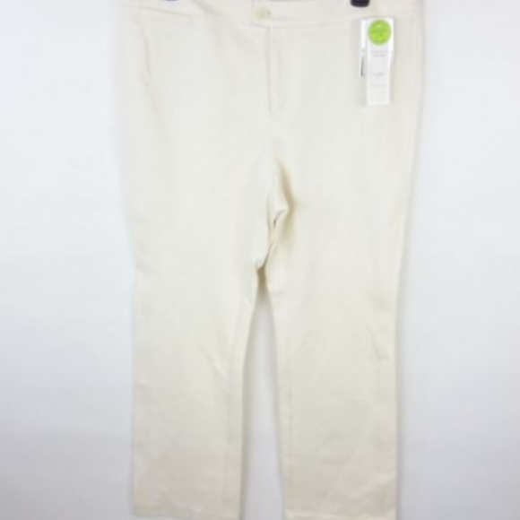 Charter Club Pants Straight Leg Classic New -4 - Picture 2 of 4